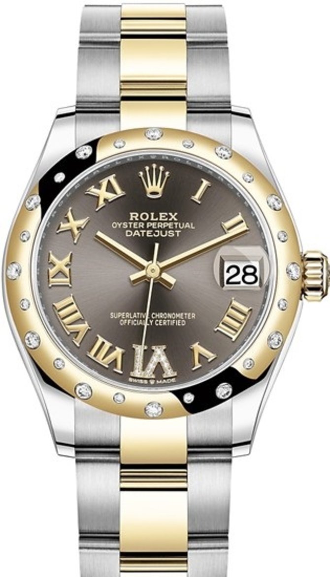 Rolex 278343rbr-0017 Datejust 31mm Steel and Yellow Gold
