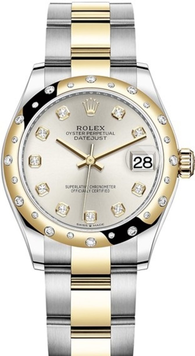 Rolex 278343rbr-0019 Datejust 31 mm Steel and Yellow Gold