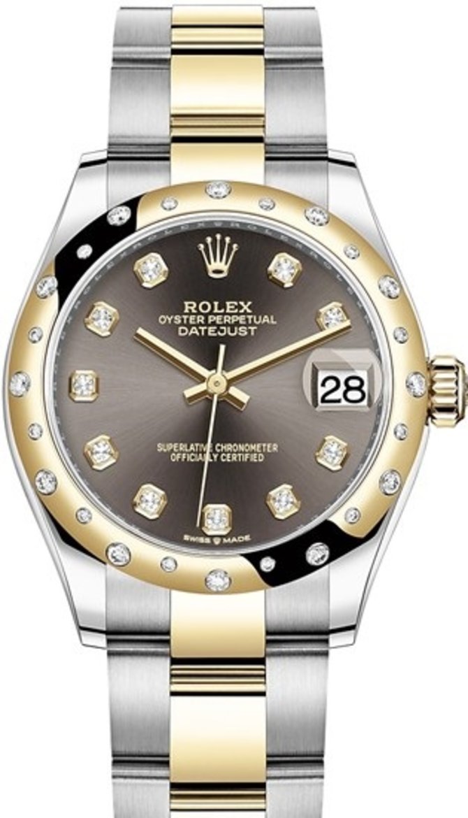 Rolex 278343rbr-0021 Datejust 31 mm Steel and Yellow Gold