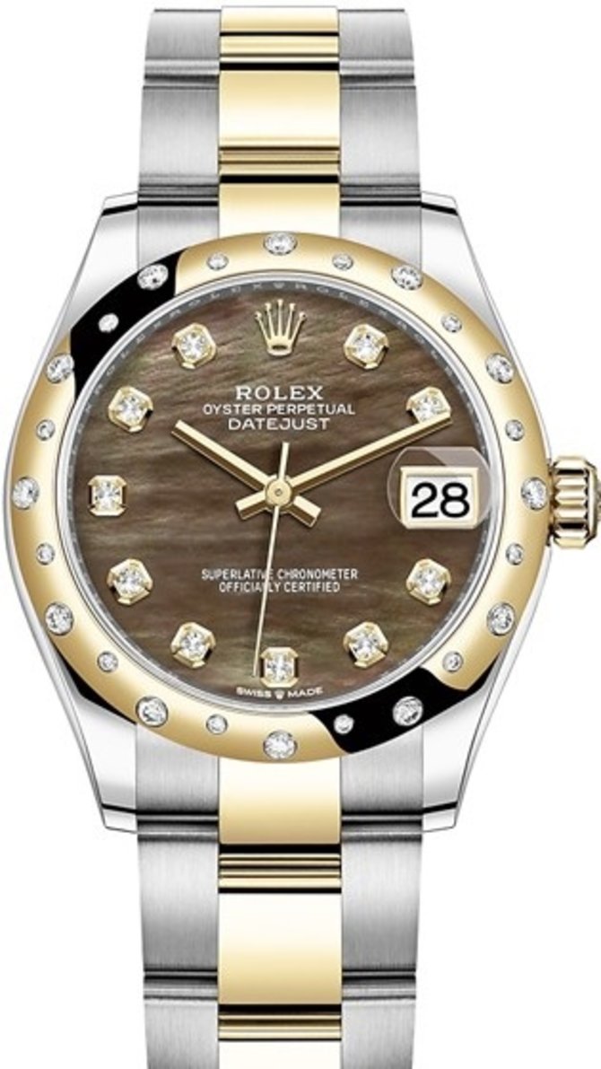 Rolex 278343rbr-0023 Datejust 31 mm Steel and Yellow Gold
