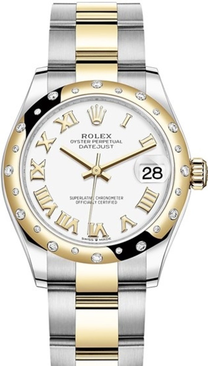 Rolex 278343rbr-0001 Datejust 31 mm Steel and Yellow Gold