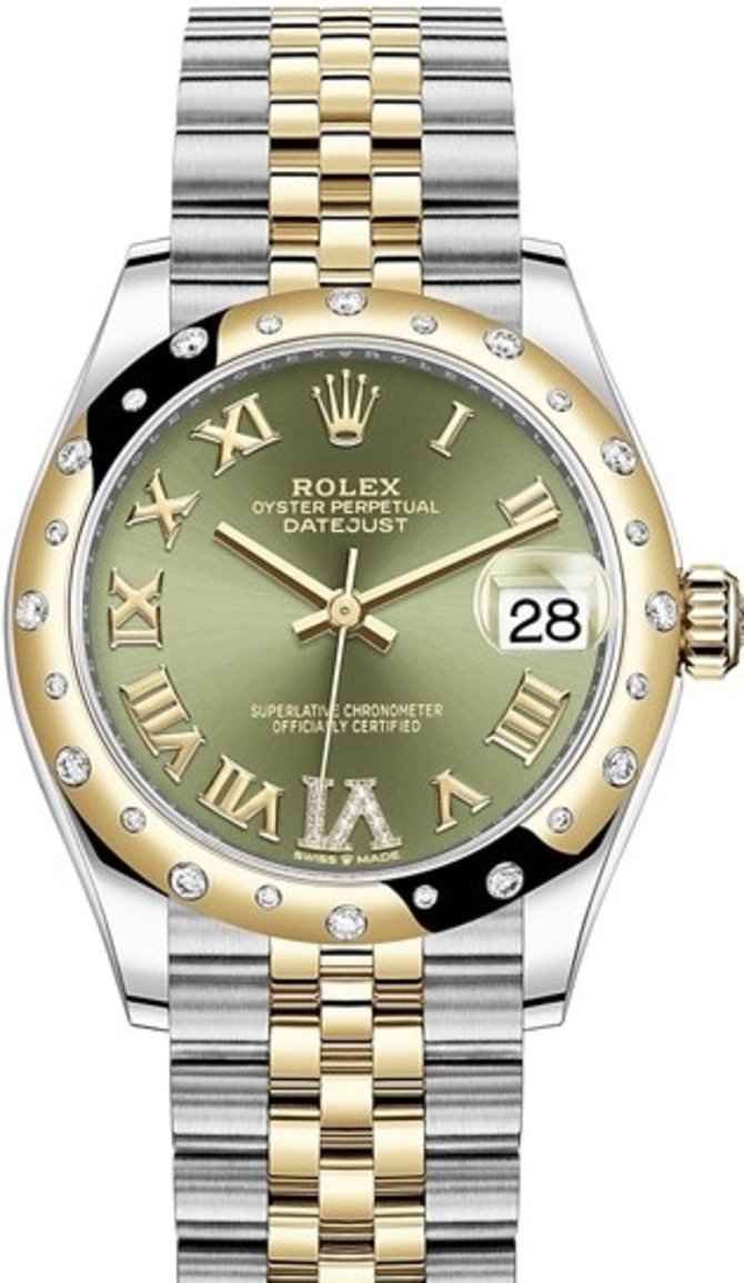 Rolex 278343rbr-0016 Datejust 31 mm Steel and Yellow Gold
