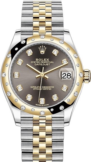 278343rbr-0022 Rolex 31 mm Steel and Yellow Gold Datejust