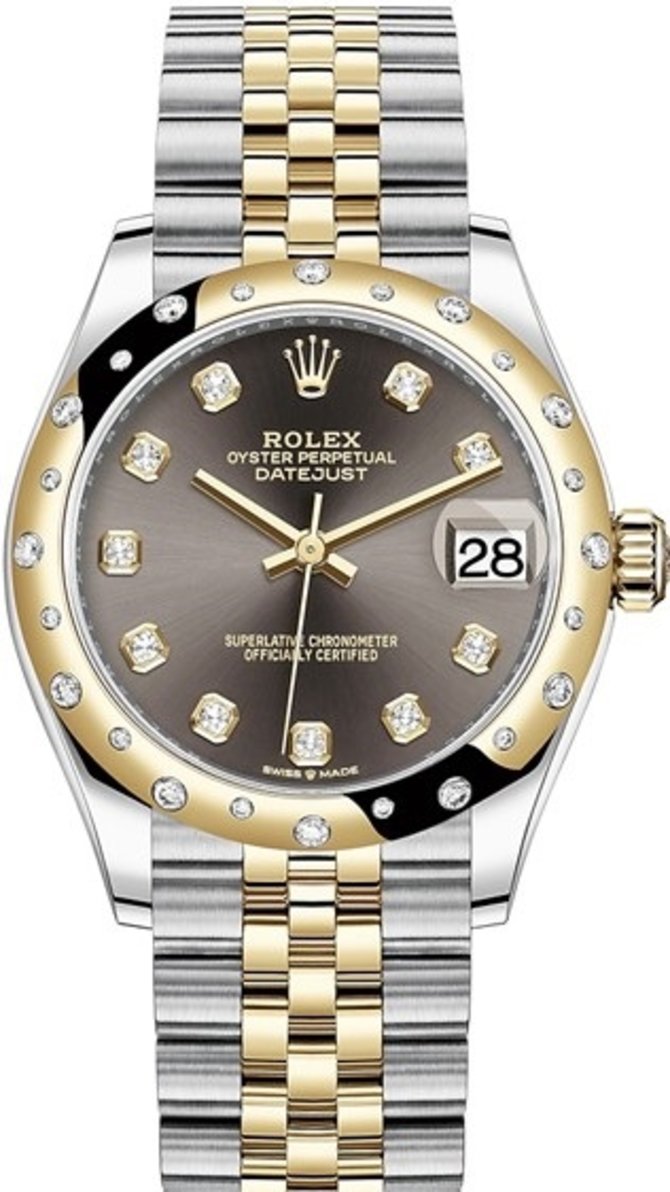 Rolex 278343rbr-0022 Datejust 31 mm Steel and Yellow Gold