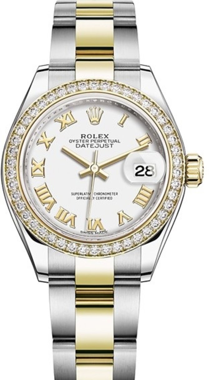 Rolex 279383rbr-0024 Datejust 28 mm Steel and Yellow Gold