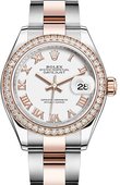 Rolex Datejust 279381rbr-0022 28 mm Steel and Everose Gold