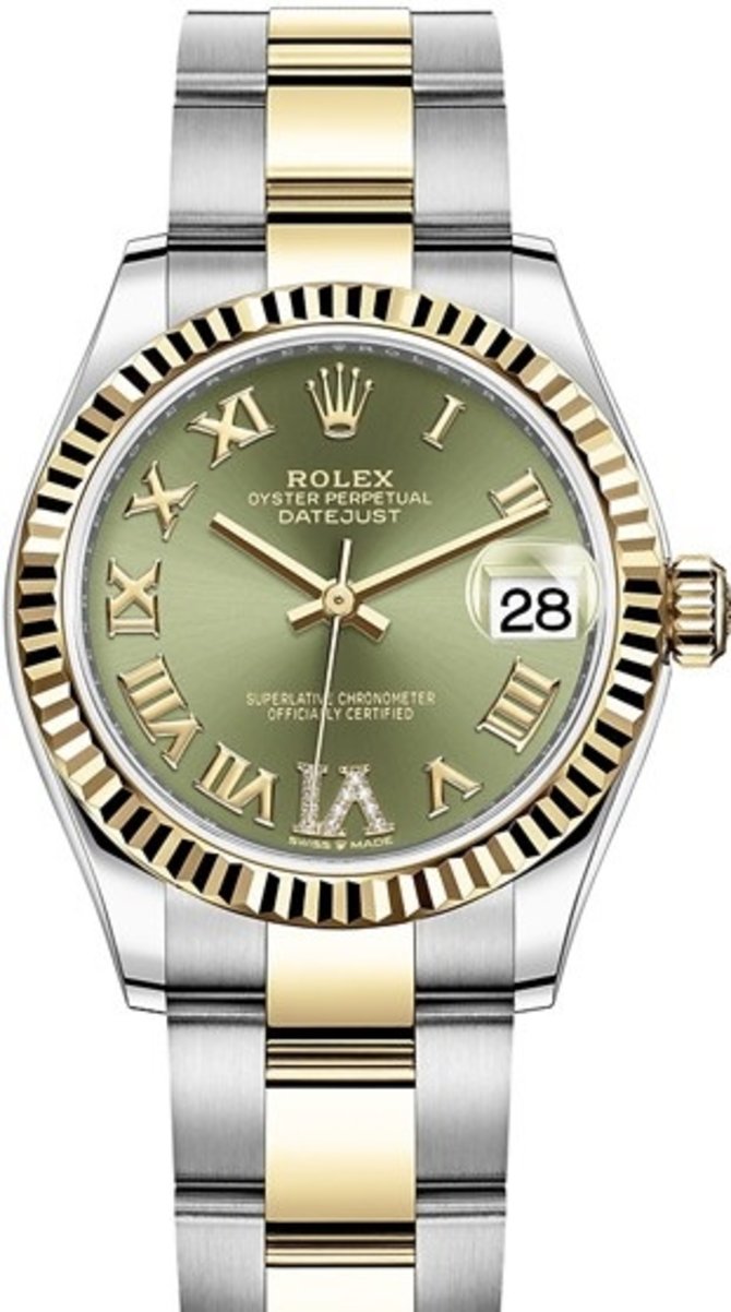 Rolex 278273-0015 Datejust 31 mm Steel and Yellow Gold