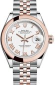 Rolex Datejust 279161-0021 28 mm Steel and Everose Gold