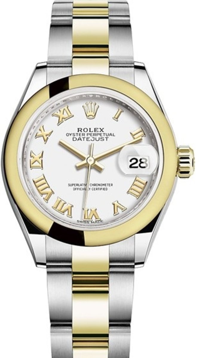 Rolex 279163-0024 Datejust 28 mm Steel and Yellow Gold
