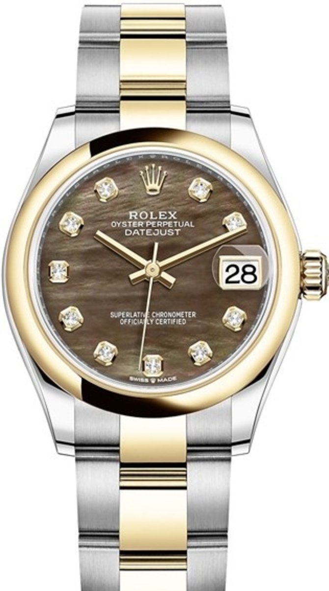 Rolex 278243-0023 Datejust 31 mm Steel and Yellow Gold