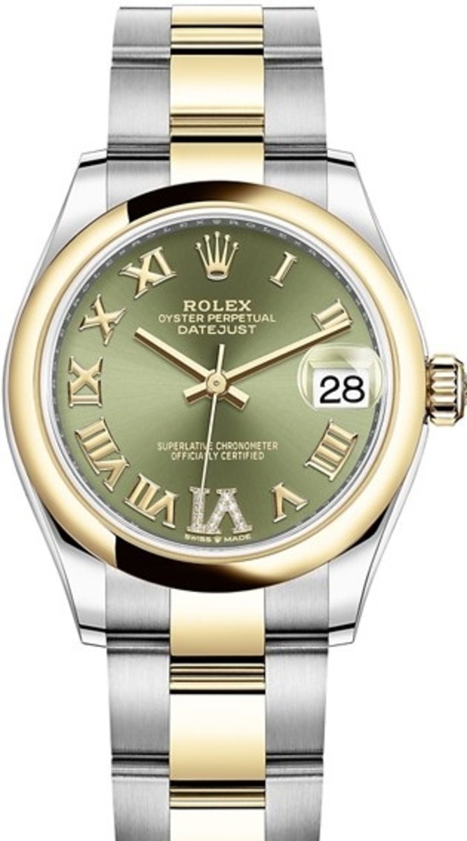 Rolex 278243-0015 Datejust 31 mm Steel and Yellow Gold