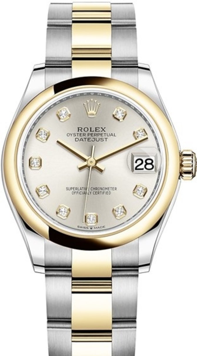 Rolex 278243-0019 Datejust 31 mm Steel and Yellow Gold