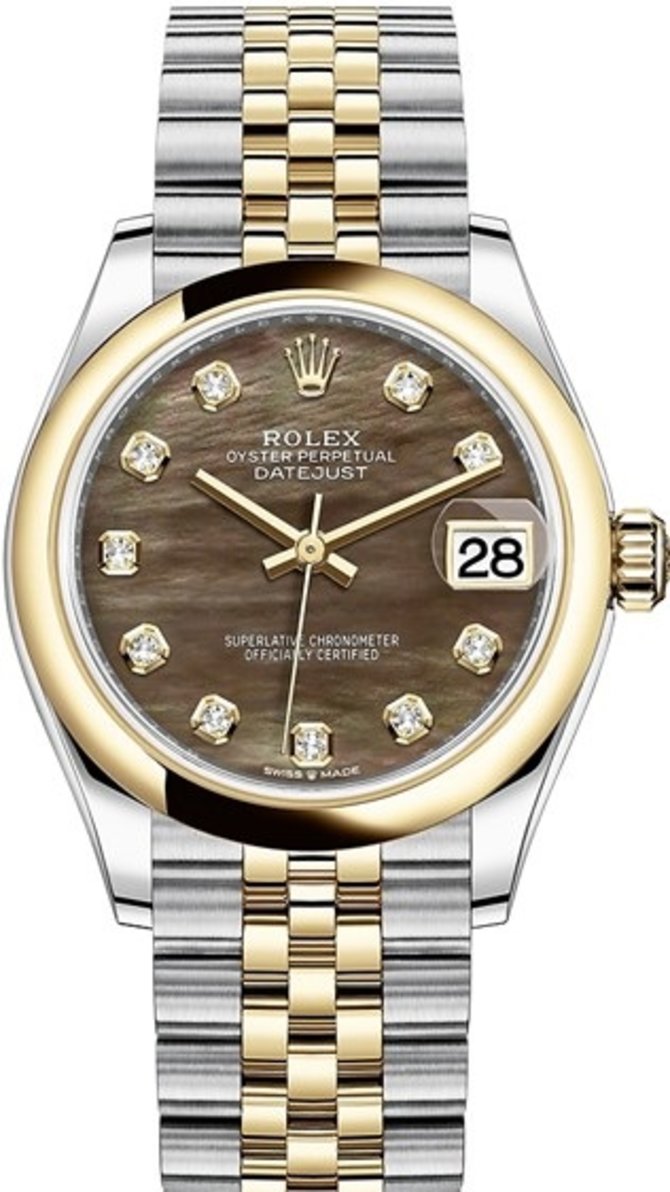Rolex 278243-0024 Datejust 31 mm Steel and Yellow Gold