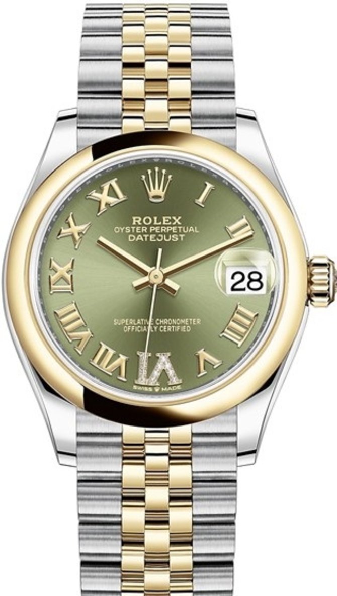 Rolex 278243-0016 Datejust 31 mm Steel and Yellow Gold 