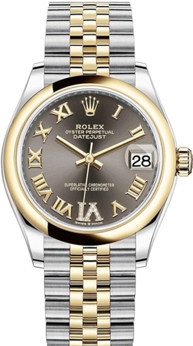 Rolex 278243-0018 Datejust 31 mm Steel and Yellow Gold