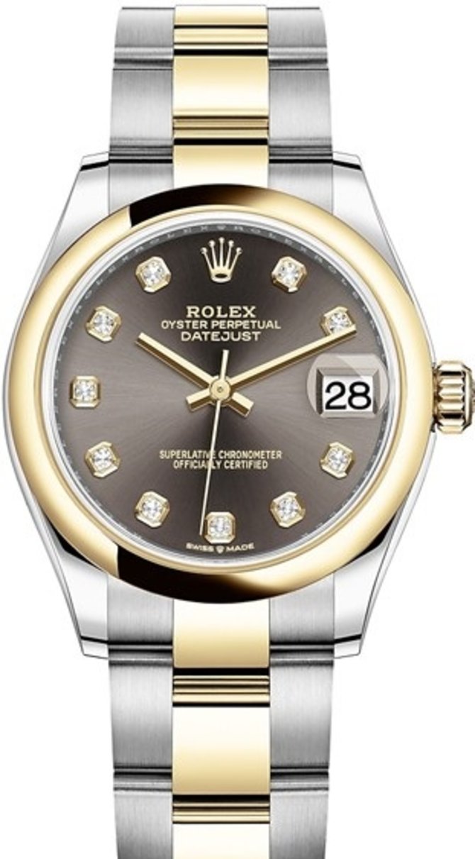 Rolex 278243-0021 Datejust 31 mm Steel and Yellow Gold
