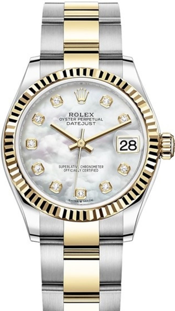 Rolex 278273-0027 Datejust 31 mm Steel and Yellow Gold