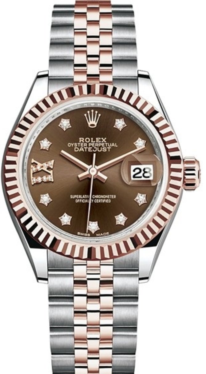 Rolex 279171-0003 Datejust 28 mm Steel and Everose Gold