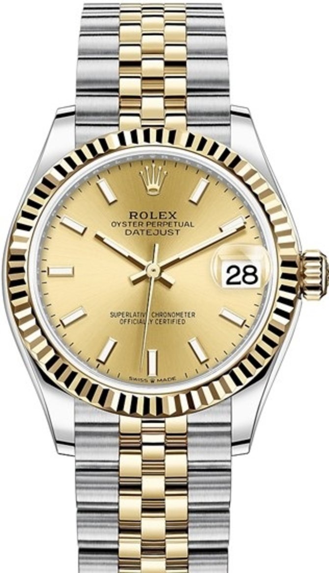 Rolex 278273-0014 Datejust 31 mm Steel and Yellow Gold
