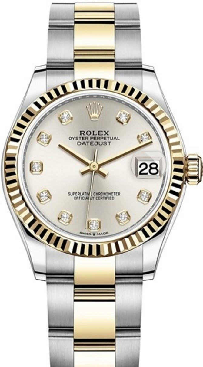 Rolex 278273-0019 Datejust 31 mm Steel and Yellow Gold 