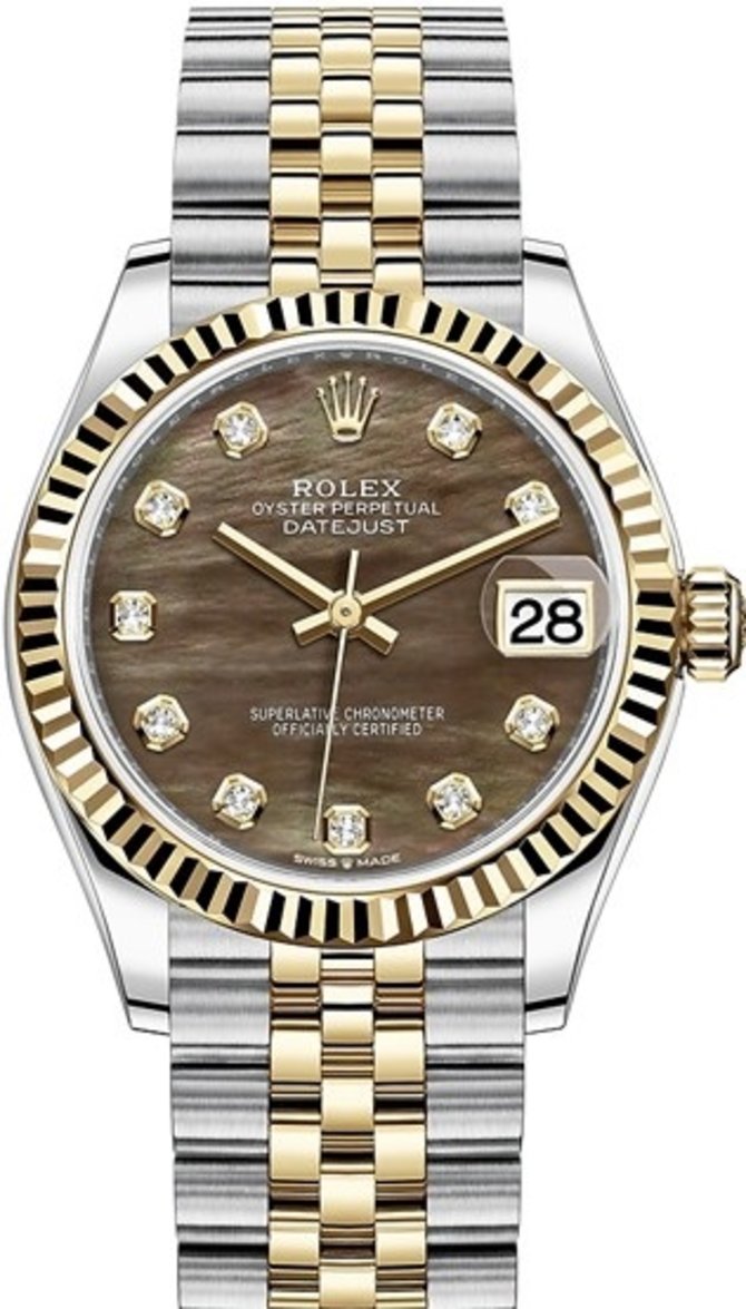 Rolex 278273-0024 Datejust 31 mm Steel and Yellow Gold