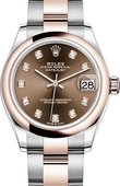 Rolex Datejust 278241-0027 31mm Steel and Everose Gold