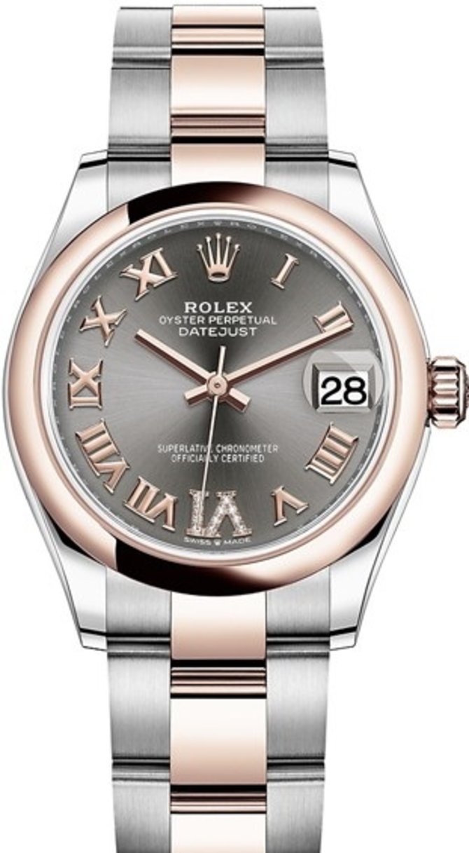 Rolex 278241-0029 Datejust 31mm Steel and Everose Gold