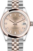 Rolex Datejust 278241-0024 31mm Steel and Everose Gold 