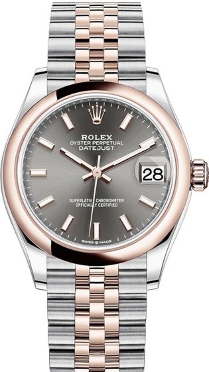 Rolex 278241-0018 Datejust 31mm Steel and Everose Gold