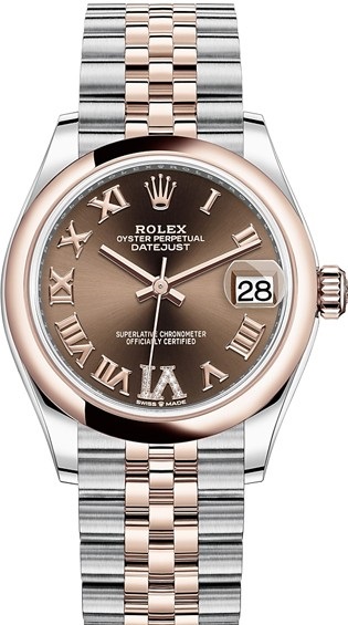 278241-0004 Rolex 31 mm Steel and Everose Gold  Datejust