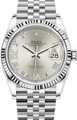 Rolex Datejust 126234-0029 36 mm Steel and White Gold
