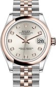 Rolex Datejust 278241-0016 31 mm Steel and Everose Gold