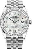 Rolex Datejust 126284rbr-0011 36 mm Steel and White Gold