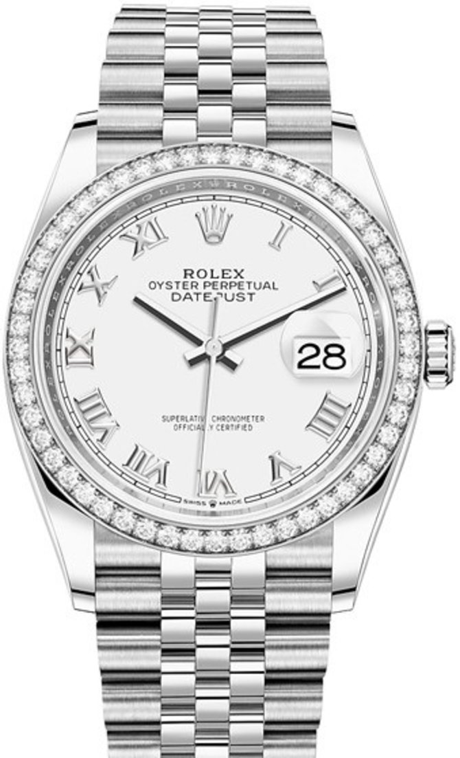 Rolex 126284rbr-0017 Datejust Steel and White Gold