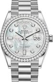 Rolex Day-Date 128349rbr-0004 36 mm White Gold