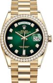 Rolex Day-Date 128348rbr-0035 36 mm Yellow Gold