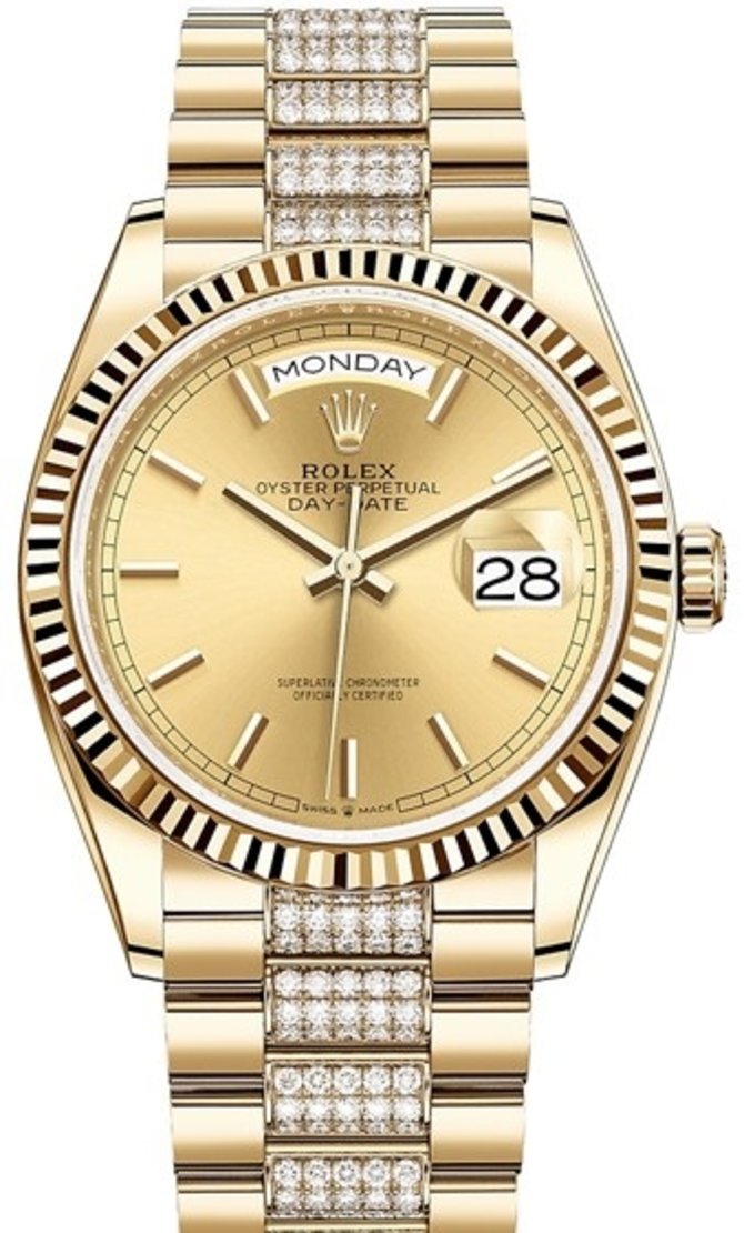 Rolex 128238-0046 Day-Date 36 mm Yellow Gold