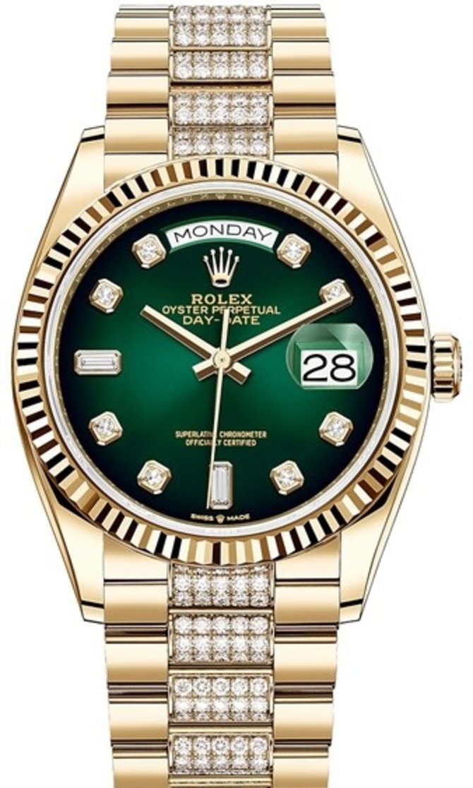 Rolex 128238-0070 Day-Date 36 mm Yellow Gold