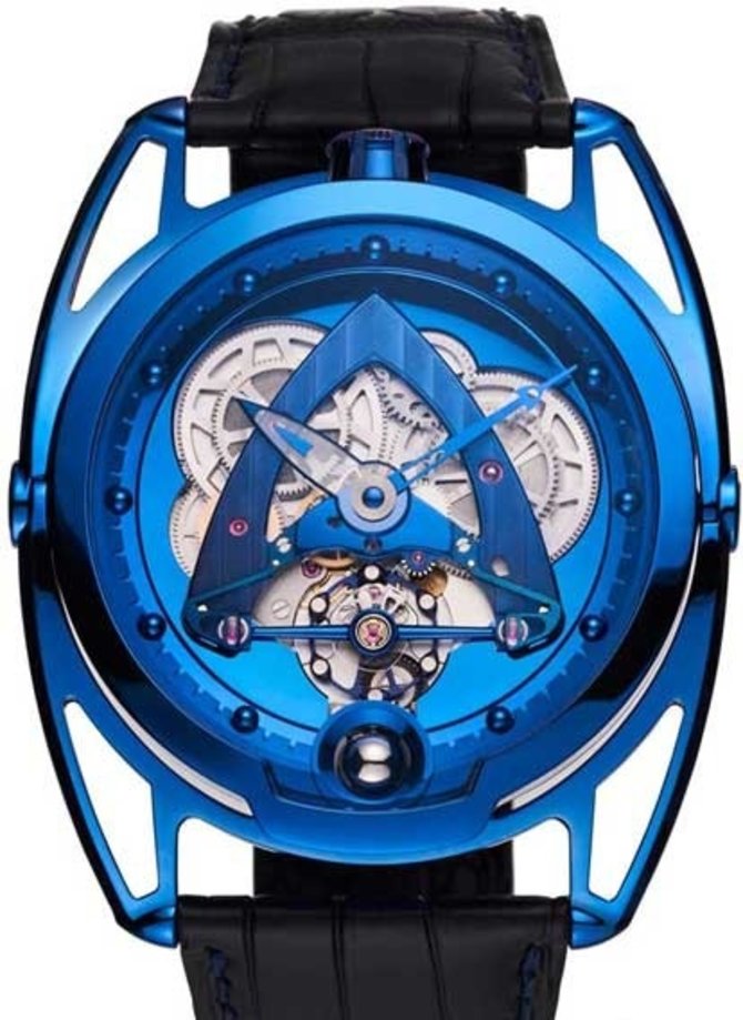 De Bethune De Bethune DB28 Steel Wheels Blue The Hour Glass Commemorative Edition The Classics Titanium