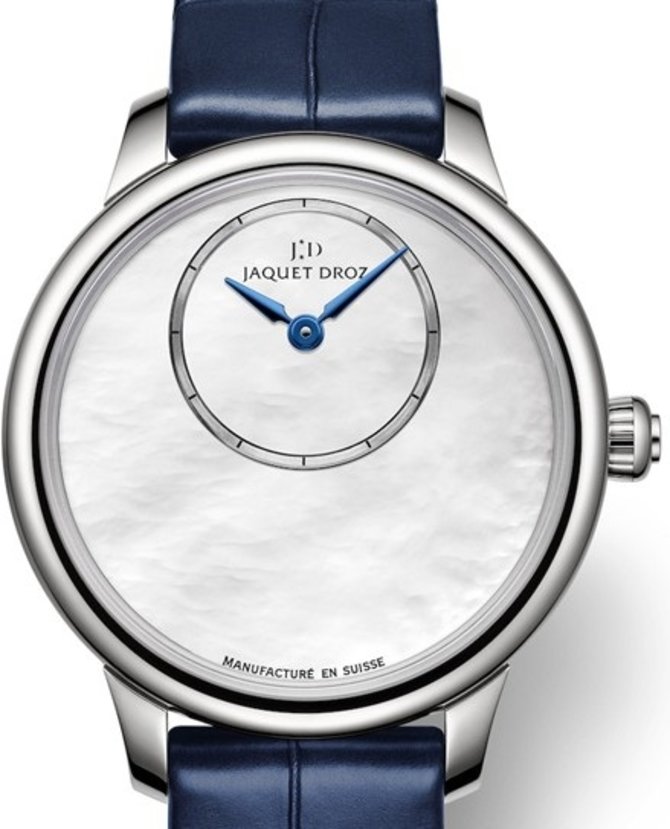 Jaquet Droz J005000273 Legend Geneva Petite Heure Minute Mother-Of-Pearl Stainless Steel