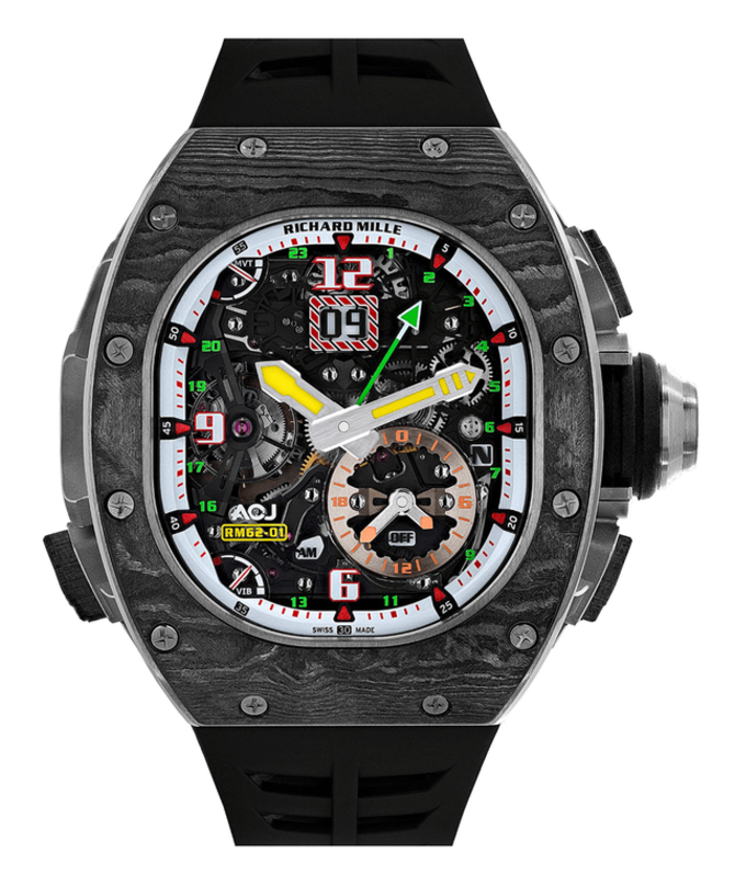 Richard Mille RM 62-01 RM Watches RM 62-01 Tourbillon Vibrating Alarm Airbus Corporate Jets