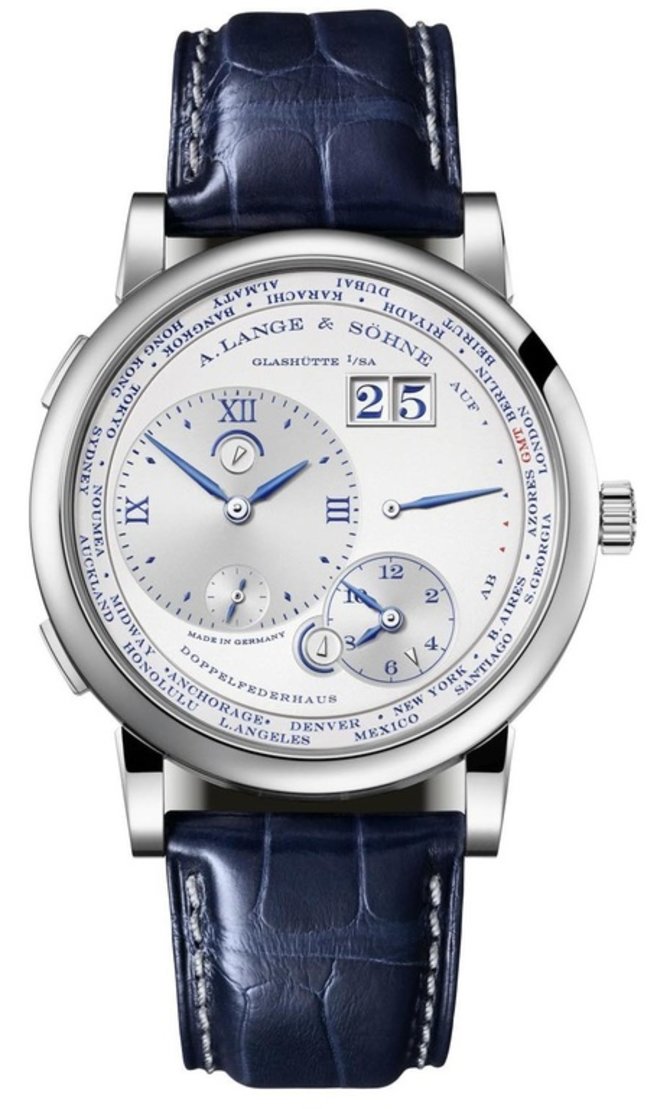A.Lange and Sohne 116.066 Lange 1 Anniversary Time Zone "25th Anniversary"