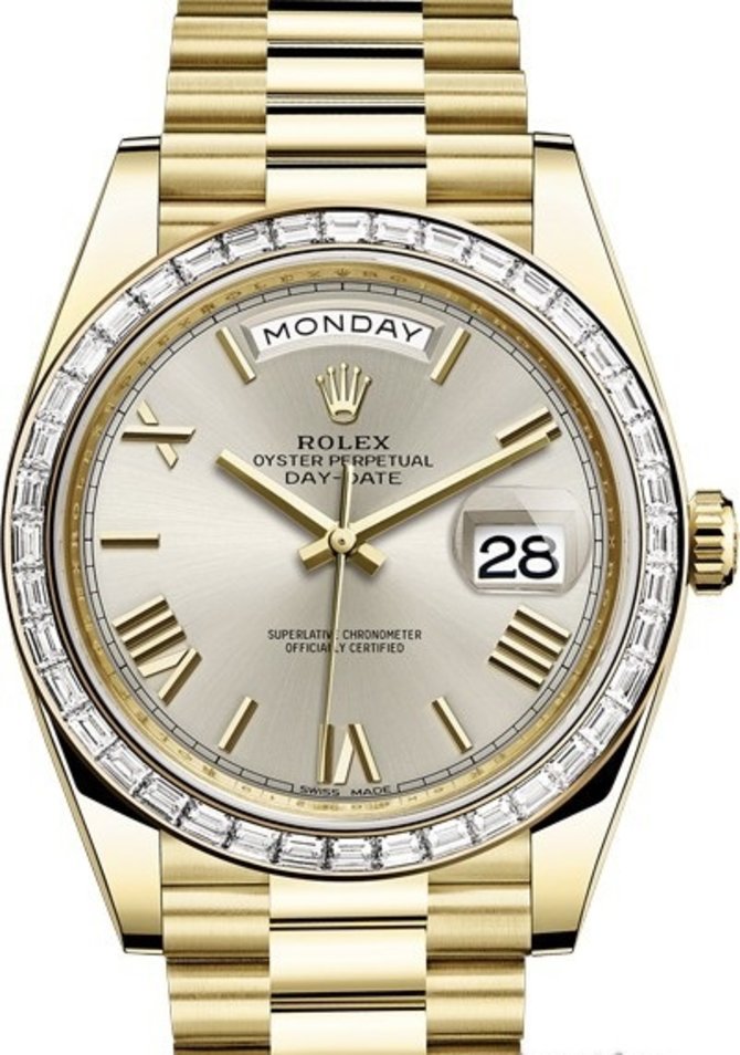 Rolex 228398TBR-0006 Day-Date 40 mm Yellow Gold