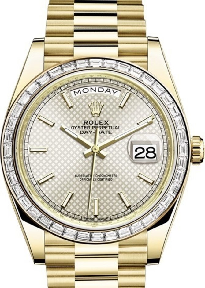 Rolex 228398TBR-0005 Day-Date 40 mm Yellow Gold