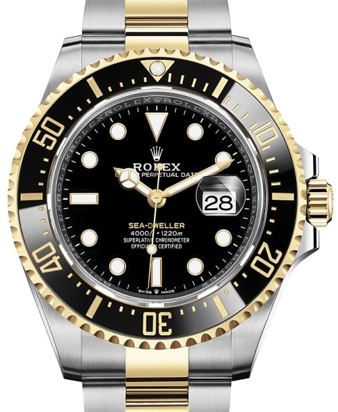 gold rolex deepsea