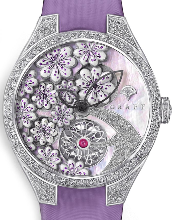 Graff MGFA37WGSLDMPW Jewellery Watches Technical Floral Automatic