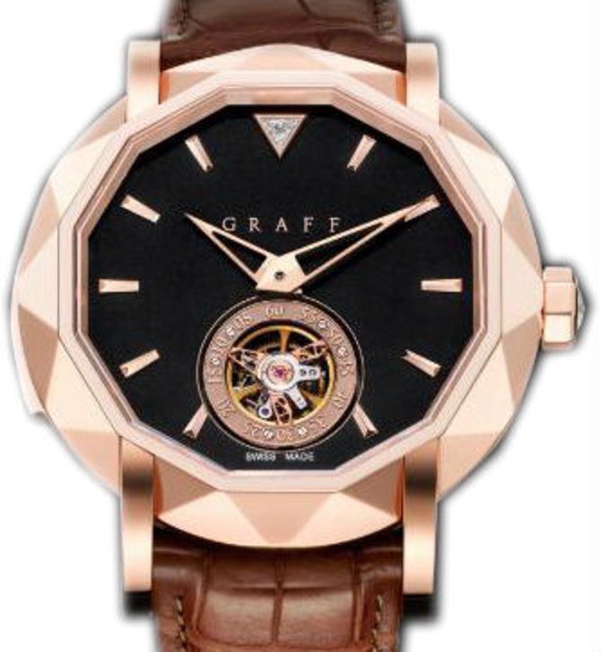 Graff Rose Gold With Black Dial GraffStar Technical Minute Repeater