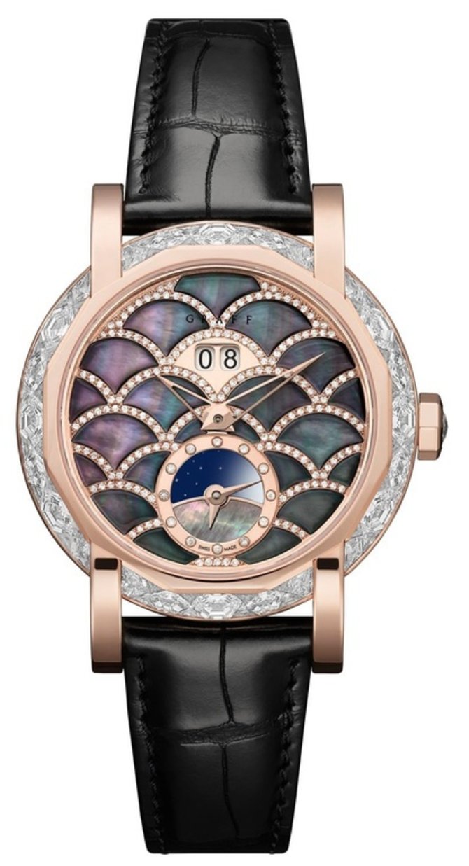 Graff Diamond&Rose Gold With Black Mother of Pearl GraffStar Icon Automatic 38mm