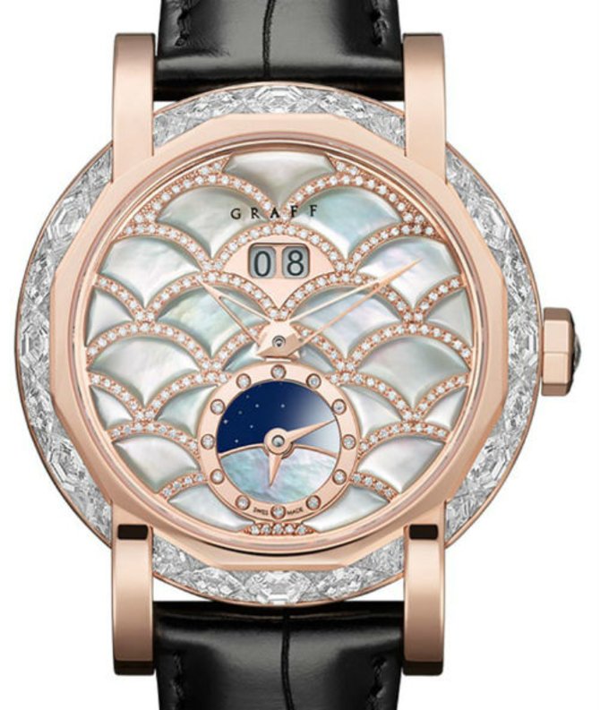 Graff Diamond&Rose Gold With White Mother of Pearl GraffStar Icon Automatic 38 mm