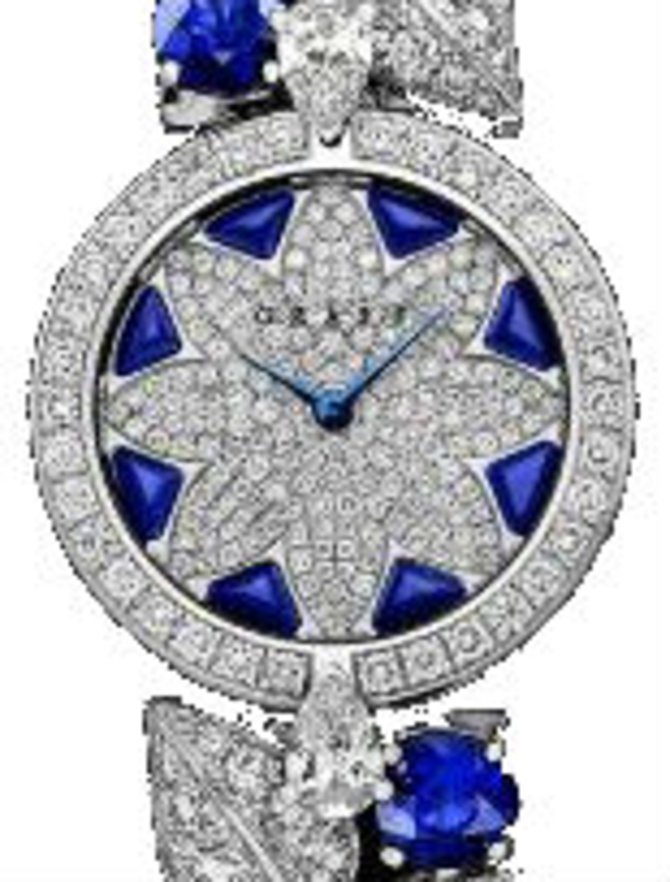 Graff Full Diamond&Sapphire Jewellery Watches Leaf